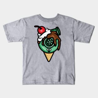 Cutest Turbo - Chocolate/Mint Ice Cream Kids T-Shirt